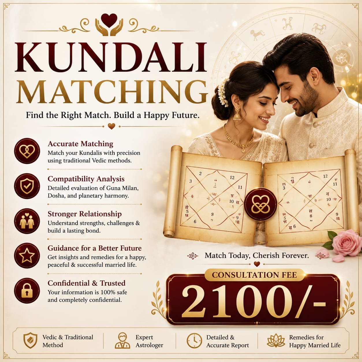 Kundali Matching — ₹2,100